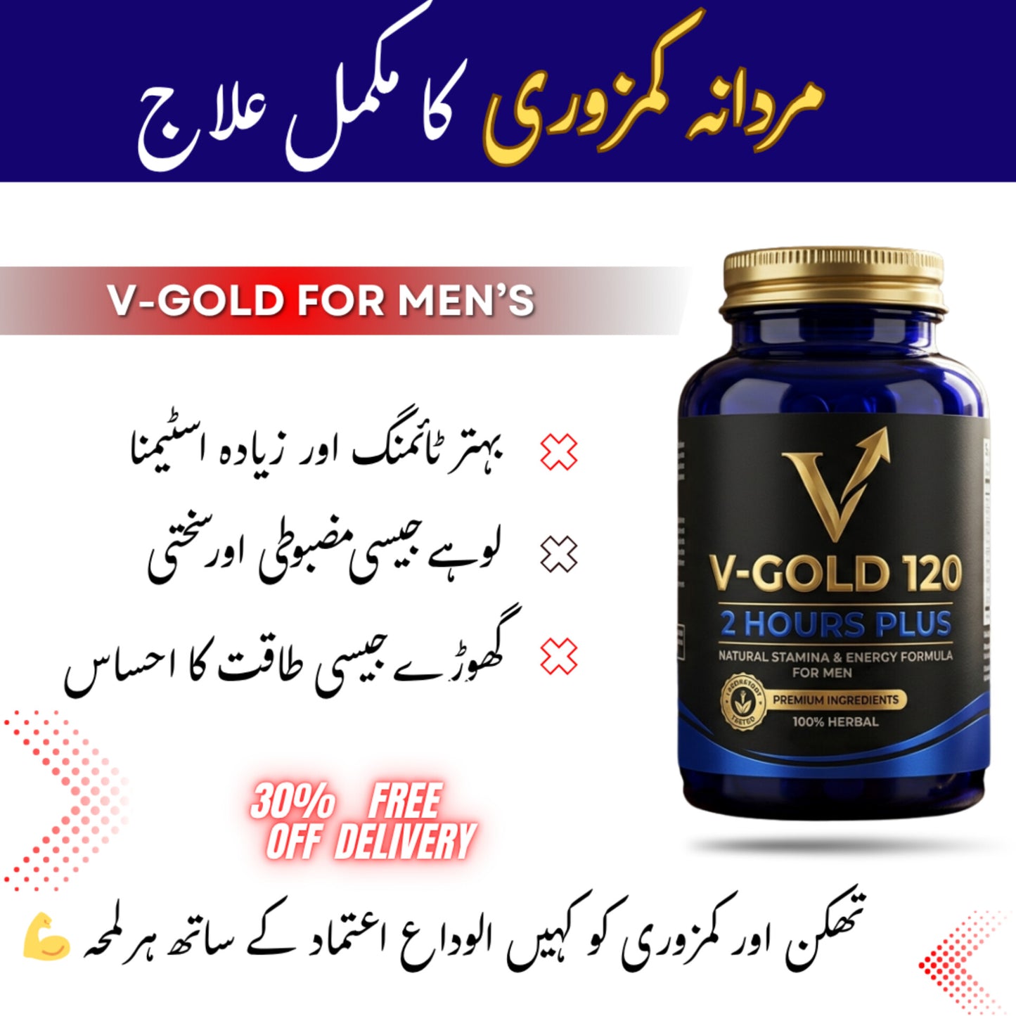 V-Gold Capsules for Men – Stamina, Timing & Performance Support Formula